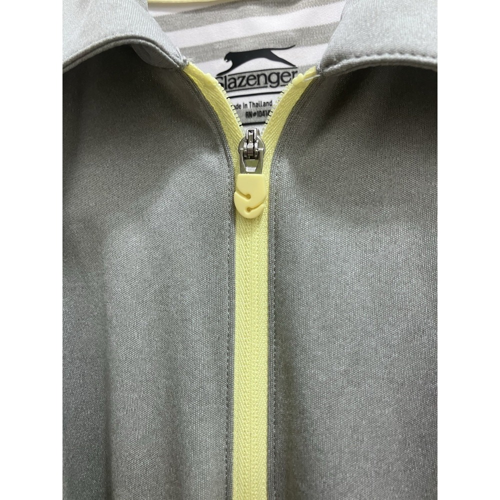 Slazenger Women's Golf Tank Navy Gray Yellow Sleeveless Size XS - Picture 3 of 11